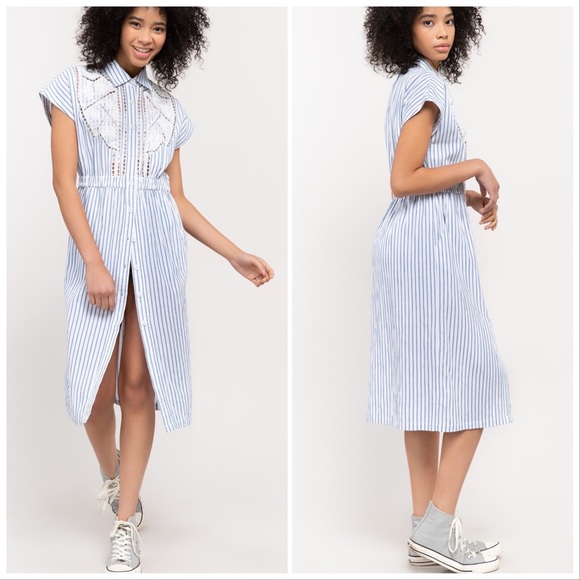 Polly Farms Prairie Blue Gingham Dress - Picture 8 of 11